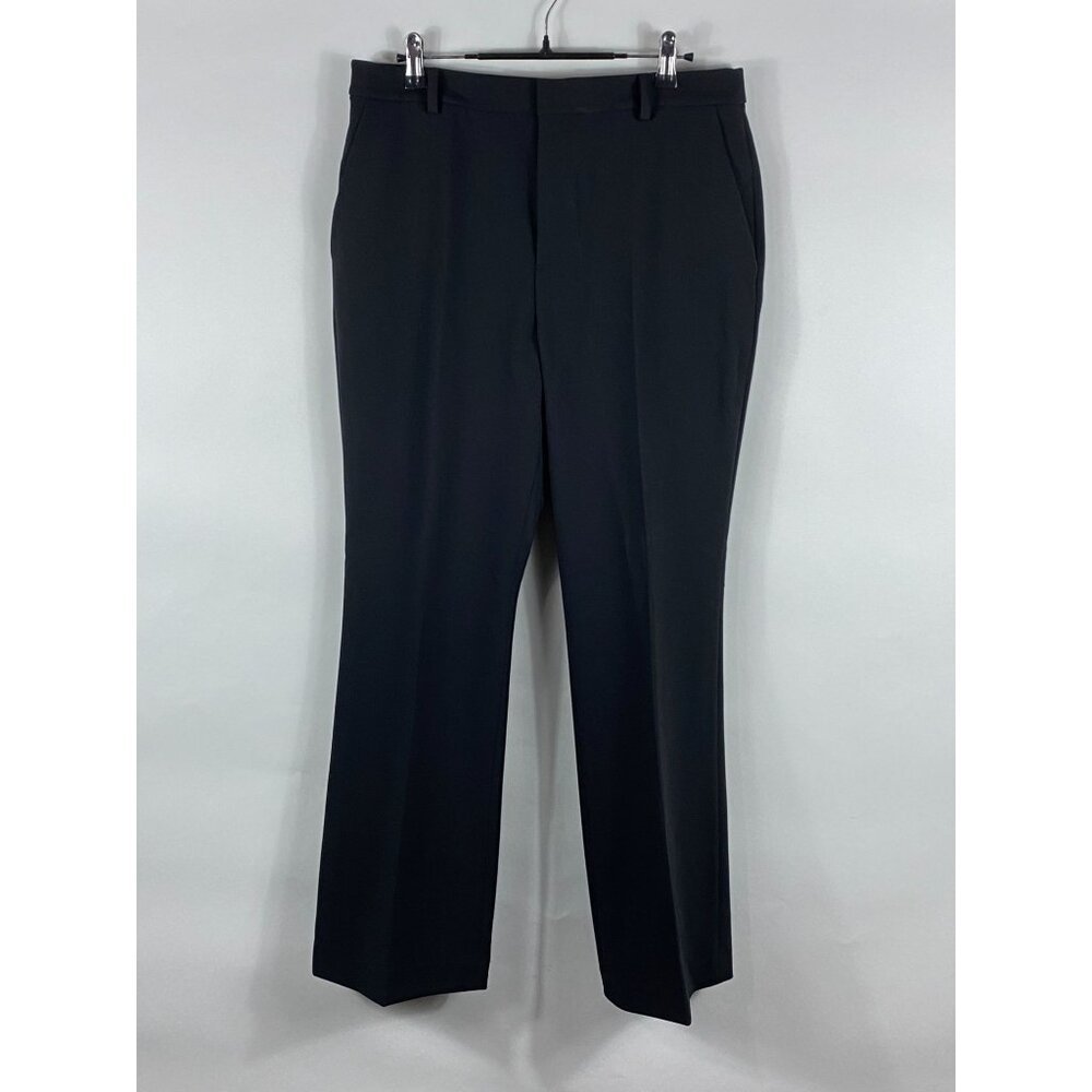 Uniqlo Straight Leg Trouser Pants Black L W31 Men's F111